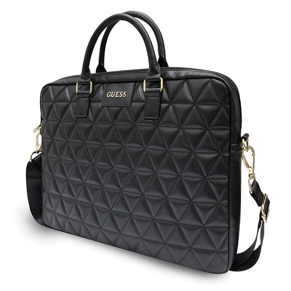 Guess Quilted krepšys 16" nešiojamajam kompiuteriui - juodas -- Laptop Bags