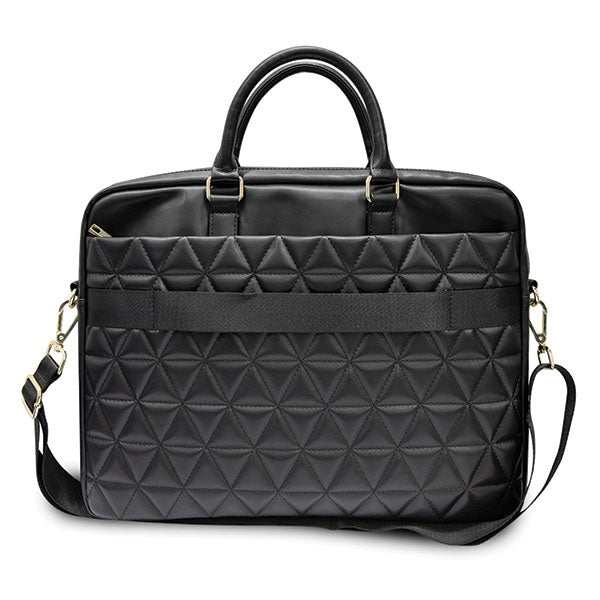 Guess Quilted krepšys 16" nešiojamajam kompiuteriui - juodas -- Laptop Bags