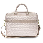 Guess Quilted krepšys 16" nešiojamajam kompiuteriui - rožinis -- Laptop Bags
