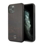 Mercedes-Benz Wood Line dėklas iPhone 11 Pro Max – rudas -- iPhone 11 Pro Max