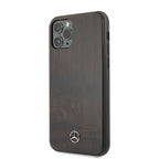 Mercedes-Benz Wood Line dėklas iPhone 11 Pro Max – rudas -- iPhone 11 Pro Max