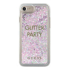 Guess GUHCP7GLUQPU iPhone 6/7/8 /SE 2020 / SE 2022 purpurinė/violetinė hard case Skysti blizgučiai Party -- iPhone 6