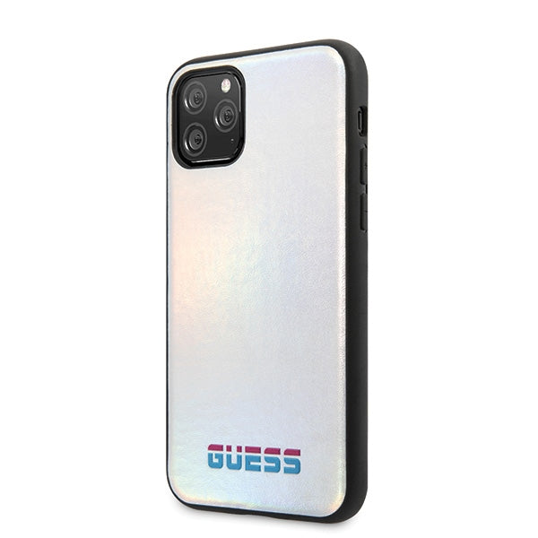 Guess Iridescent dėklas iPhone 11 Pro – sidabrinis -- iPhone 11 Pro