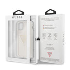 Guess dėklas iPhone 11 Pro – auksinis, Glitter Triangle -- iPhone 11 Pro