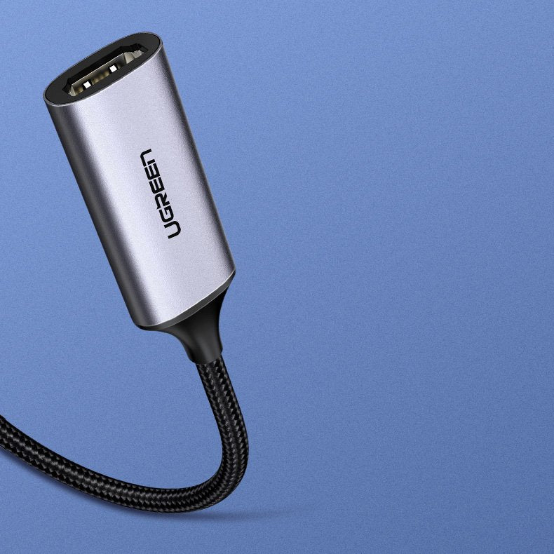 Ugreen USB Type C į HDMI 2.0 adapteris 4K @ 60 Hz Thunderbolt 3 MacBook / PC pilkas (70444) -- USB Adapters
