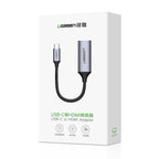 Ugreen USB Type C į HDMI 2.0 adapteris 4K @ 60 Hz Thunderbolt 3 MacBook / PC pilkas (70444) -- USB Adapters