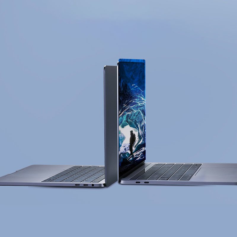 HUB Ugreen 60559 2x USB-C / USB-C PD (Thunderbolt 3, 100W, 4K 60 Hz, 10 Gbps) / HDMI 4K 30 Hz / 3x USB 3.0 skirtas...