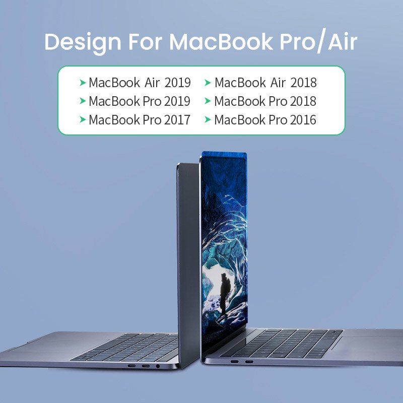 HUB Ugreen 60559 2x USB-C / USB-C PD (Thunderbolt 3, 100W, 4K 60 Hz, 10 Gbps) / HDMI 4K 30 Hz / 3x USB 3.0 skirtas...