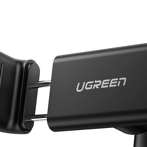 Ugreen LP189 60796 automobilinis telefono laikiklis su prietaisų skydelio sagtimi - juodas -- Cell phone holders