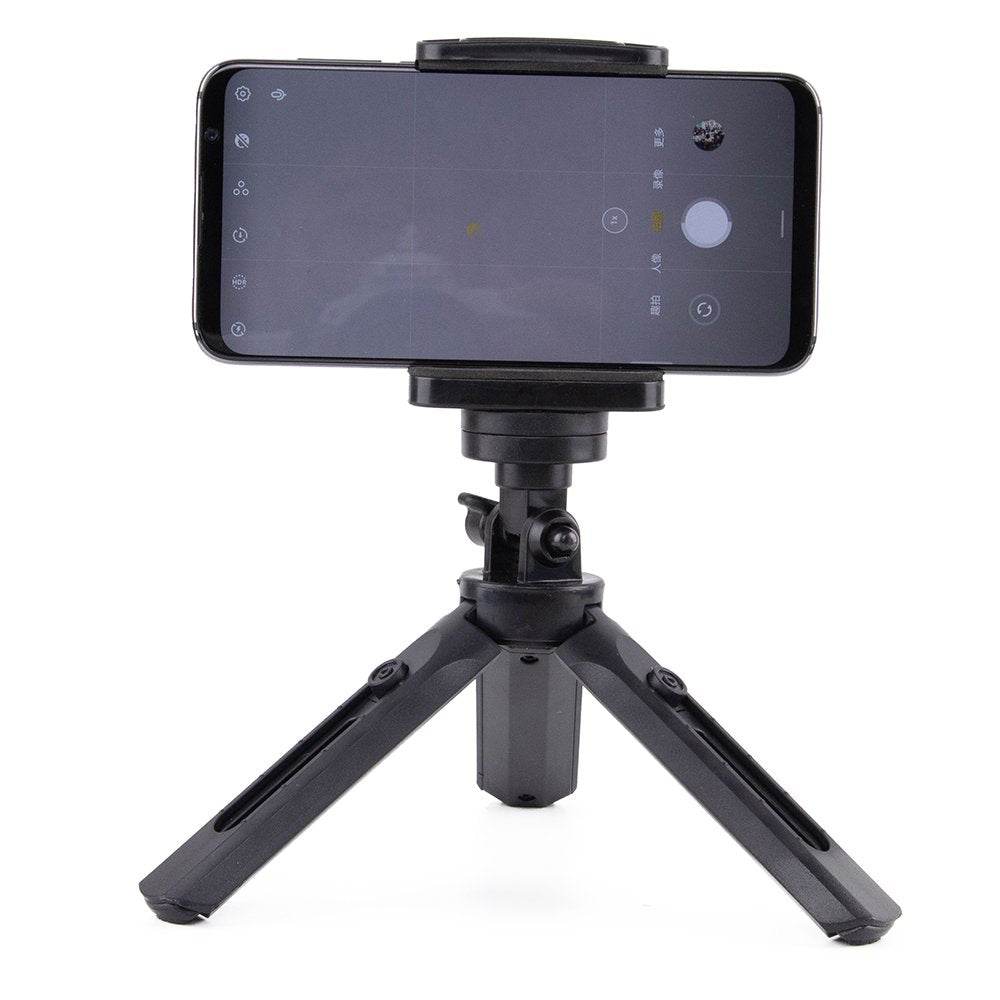 Miniatūrinis trikojis selfie lazdelė telefono kamerai GoPro 16 - 21 cm juodas -- Selfie Sticks & Tripods