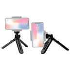 Miniatūrinis trikojis selfie lazdelė telefono kamerai GoPro 16 - 21 cm juodas -- Selfie Sticks & Tripods