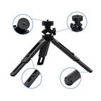 Miniatūrinis trikojis selfie lazdelė telefono kamerai GoPro 16 - 21 cm juodas -- Selfie Sticks & Tripods