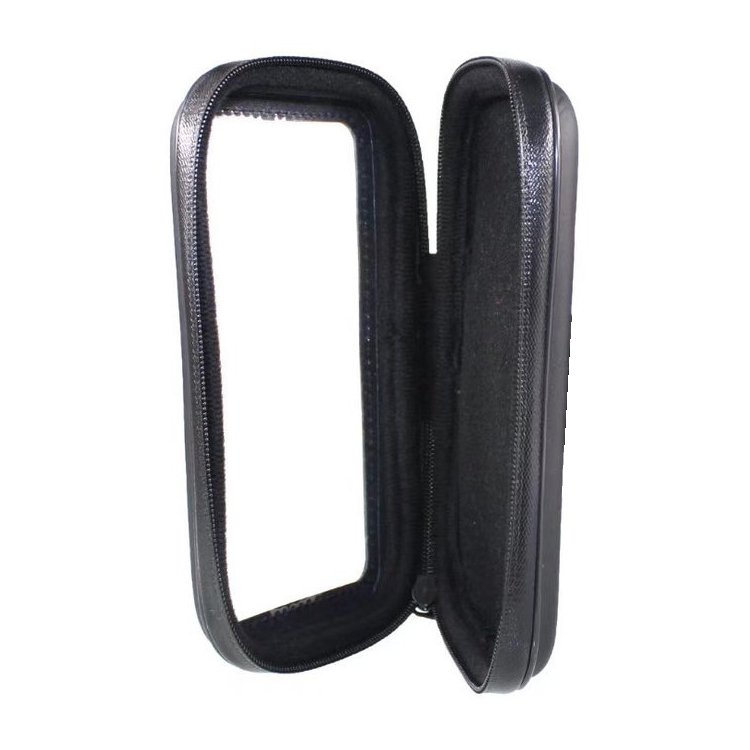 Vandeniui atsparus telefono laikiklis dviračiui XL – juodas -- Cell phone cases and covers