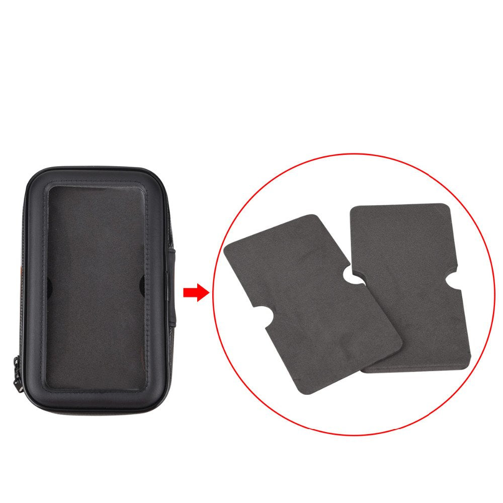 Vandeniui atsparus telefono laikiklis dviračiui XL – juodas -- Cell phone cases and covers