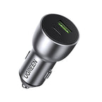 Ugreen automobilinis įkroviklis USB / USB Type C Quick Charge 3.0 Power Delivery 36W 3A Pilkas (CD213 60980) -- Cell...