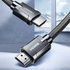 Ugreen kabelis HDMI 2.1 kabelis 8K 60 Hz / 4K 120 Hz 3D 48 Gbps HDR VRR QMS ALLM eARC QFT 2 m pilkas (HD135 70321) --...
