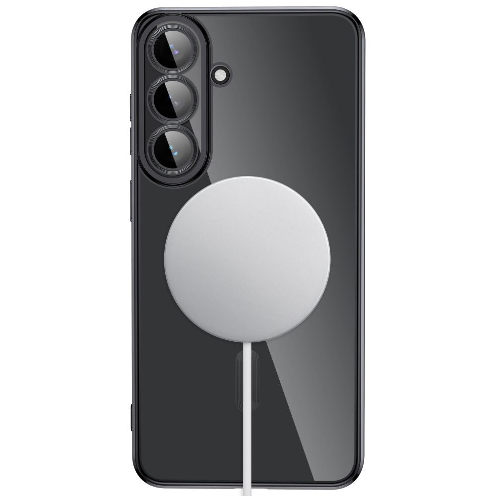 Dėklas Tech-Protect MagFlex MagSafe Galaxy S26 FE, blizgus juodas -- Galaxy S26 FE