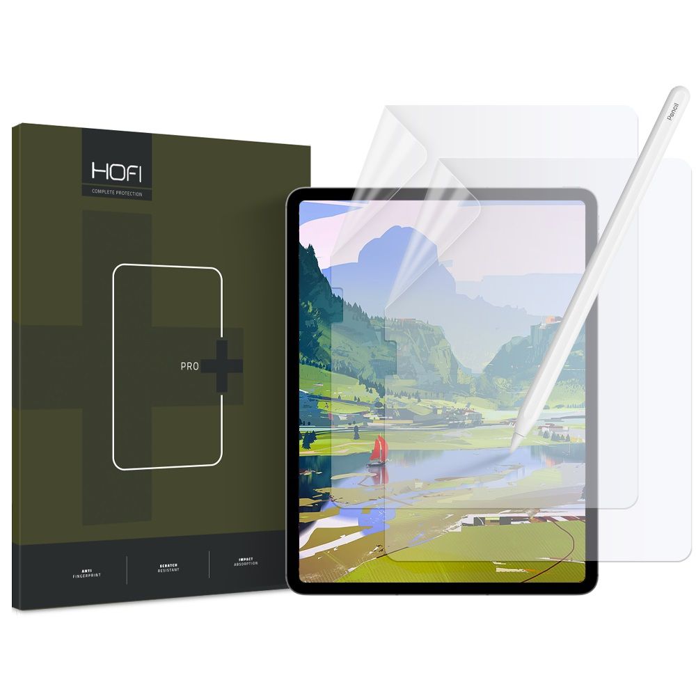 Apsauginė plėvelė Hofi Paper Pro+ 2 vnt. iPad 10.9 (2022) / iPad 11 (2025) Matinė Skaidri -- iPad 10.9 (2022), iPad 11 (2025)