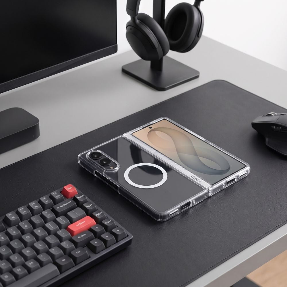 Dėklas Tech-Protect MagPeak MagSafe Samsung Galaxy Z Fold 8, skaidrus -- Galaxy Z Fold 8