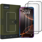 Apsauginis stiklas Hofi Glass Pro+ 2 vnt. iPhone 16 Pro / 17 / 17 Pro, juodas -- iPhone 16 Pro, iPhone 17, iPhone 17 Pro