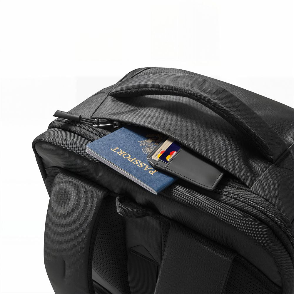 Kuprinė Tech-Protect Defender S70, kabinos bagažo, Ryanair ir Wizz Air, 24L, 40x30x20 cm, juoda --...