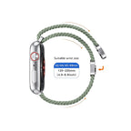 Dirželis Tech-Protect NylonMag Apple Watch 8 / 9 / 10 / 11 / 12 / SE / Ultra (44 / 45 / 46 / 49 mm), pistacijų -- Apple...
