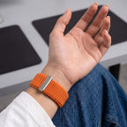 Dirželis Tech-Protect NylonLoop Apple Watch 8 / 9 / 10 / 11 / 12 / SE / Ultra (44 / 45 / 46 / 49 mm), oranžinis -- Apple...