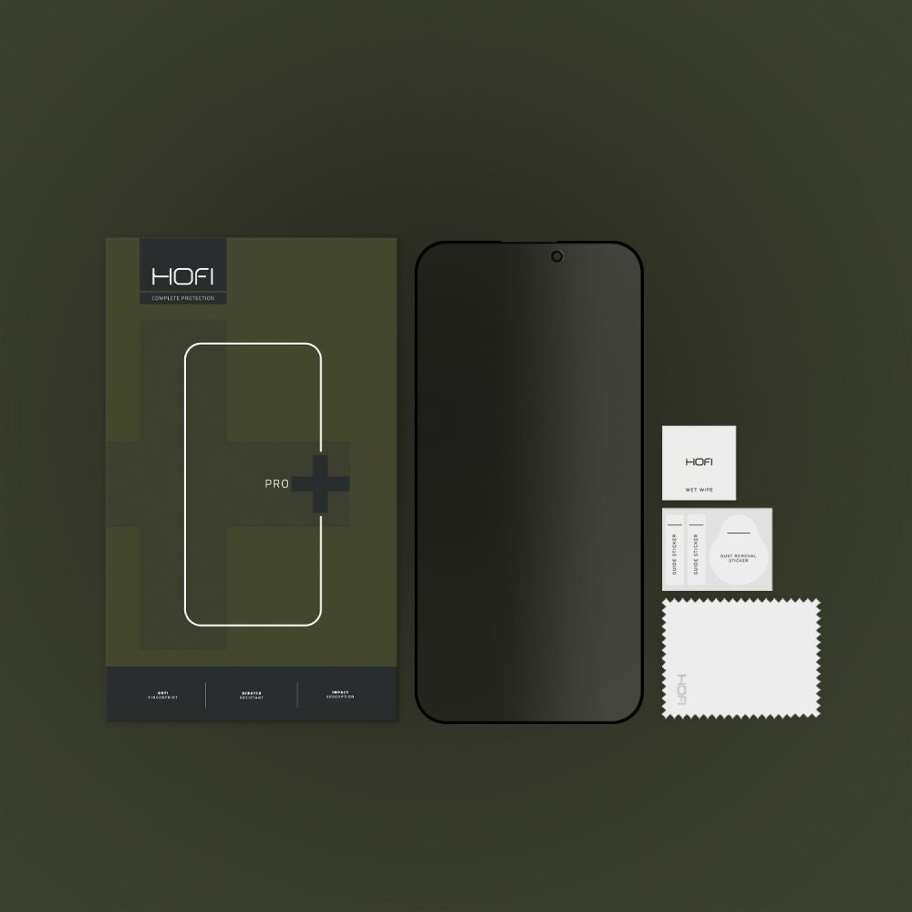 Apsauginis privatumo stiklas Hofi Anti Spy Glass Pro+ iPhone 14 Pro Max -- iPhone 14 Pro Max