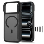 Dėklas Tech-Protect MagStand MagSafe CC iPhone 17 Pro / 18 Pro, matinis juodas -- iPhone 17 Pro, iPhone 18 Pro