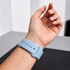 Dirželis Tech-Protect Silicone Apple Watch 8 / 9 / 10 / 11 / 12 / SE / Ultra (44 / 45 / 46 / 49 mm), džinso mėlynas --...