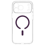 Dėklas Spigen Ultra Hybrid MagSafe iPhone 17 Pro Max / 18 Pro Max, skaidrus / bordo -- iPhone 17 Pro Max, iPhone 18 Pro Max