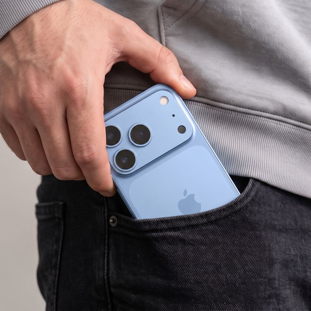 Kameros apsauginis stiklas Tech-Protect CamAlloy Fit+ iPhone 18 Pro Max, šviesiai mėlynas -- iPhone 18 Pro Max