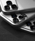 Kameros apsauginis stiklas Ringke Camera Frame Protector iPhone 18 Pro / 18 Pro Max, 2 vnt., juodas -- iPhone 18 Pro,...
