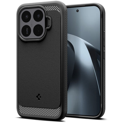 Dėklas Spigen Rugged Armor Xiaomi 17T, matinis juodas -- Xiaomi 17T