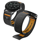 Dirželis Spigen Athlex Air Google Pixel Watch 1 / 2 / 3 / 4 / 5 (41 mm), juodas / oranžinis -- Pixel Watch (41 mm), Pixel...