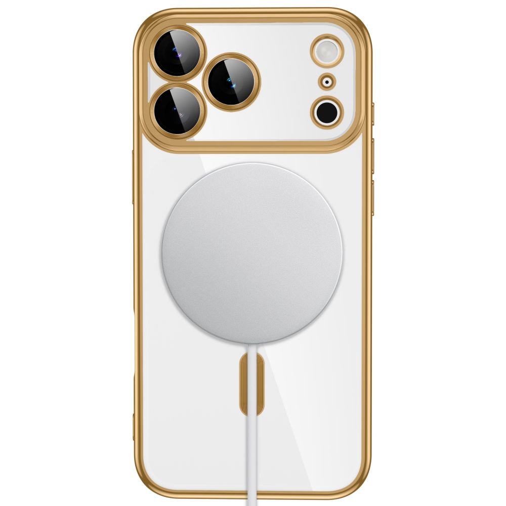 Dėklas Tech-Protect MagFlex MagSafe iPhone 17 Pro Max / 18 Pro Max, blizgus auksinis -- iPhone 17 Pro Max, iPhone 18 Pro Max