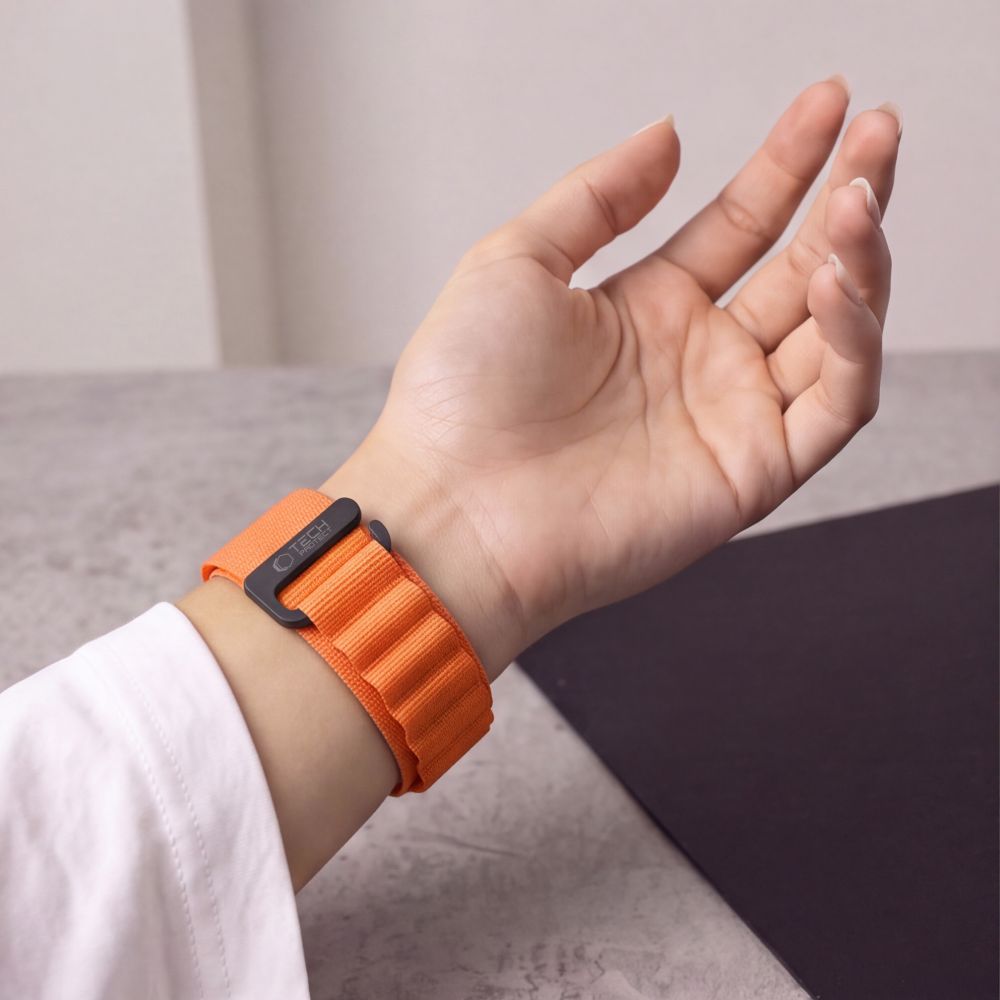 Dirželis Tech-Protect Nylon Pro Garmin Fenix 5X / 5X Plus / 6X / 6X Pro / 7X / 8 / 8 Pro / 9 / 9 Pro (51 mm), oranžinis...