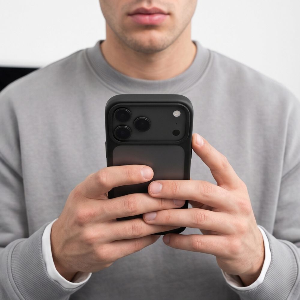 Dėklas Tech-Protect Magmat CC iPhone 17 Pro / 18 Pro, matinis juodas -- iPhone 17 Pro, iPhone 18 Pro