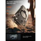 Dėklas Supcase UB Grip Mag MagSafe iPhone 17 Pro / 18 Pro, juodas -- iPhone 17 Pro, iPhone 18 Pro