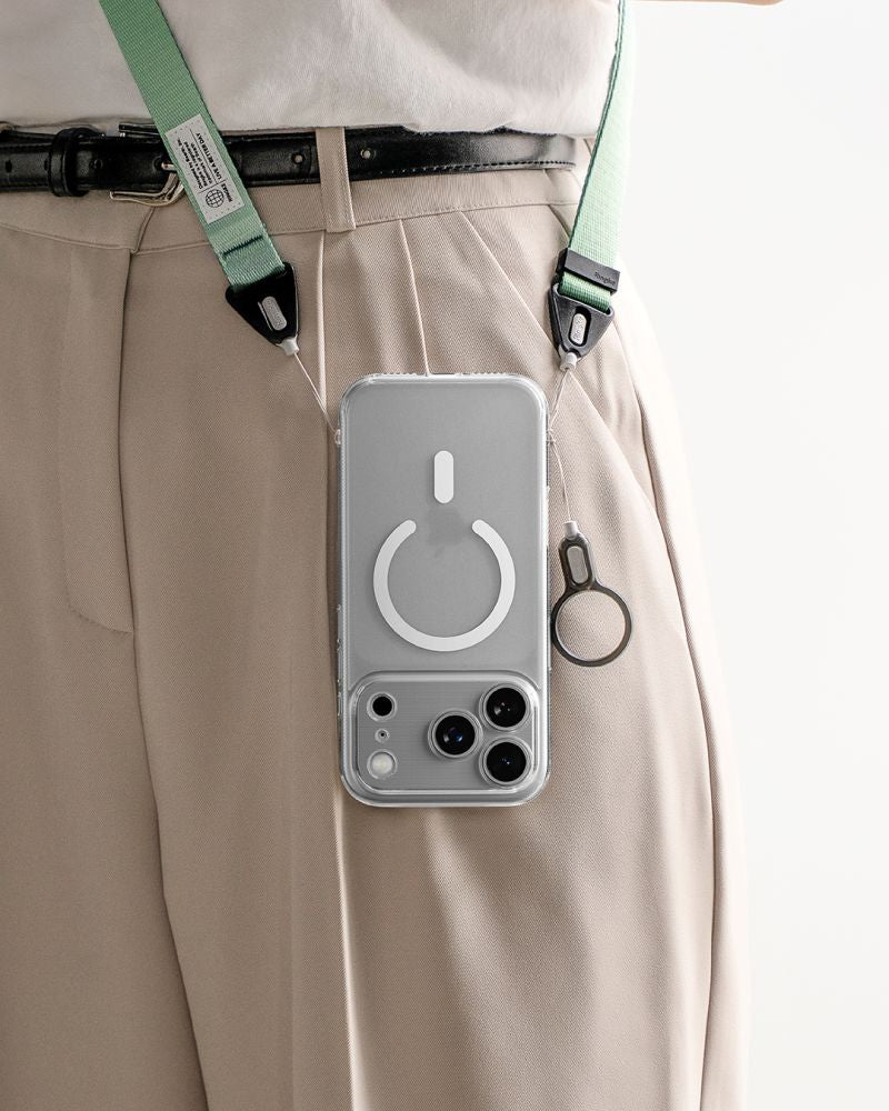 Dėklas Ringke Fusion Magnetic MagSafe iPhone 17 Pro / 18 Pro, skaidrus -- iPhone 17 Pro, iPhone 18 Pro