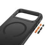 Dėklas Tech-Protect MagAir MagSafe CC iPhone 17 Pro / 18 Pro, matinis juodas -- iPhone 17 Pro, iPhone 18 Pro