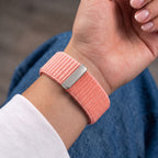 Dirželis Tech-Protect NylonLoop Apple Watch 8 / 9 / 10 / 11 / 12 / SE (40 / 41 / 42 mm), šviesiai rožinis -- Apple Watch...