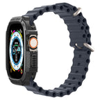 Dėklas Spigen Rugged Armor Apple Watch Ultra 1 / 2 (49 mm), matinis juodas -- Apple Watch Ultra (49 mm), Apple Watch...