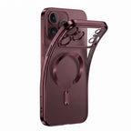 Dėklas Tech-Protect MagFlex MagSafe iPhone 17 Pro / 18 Pro, blizgios bordo spalvos -- iPhone 17 Pro, iPhone 18 Pro