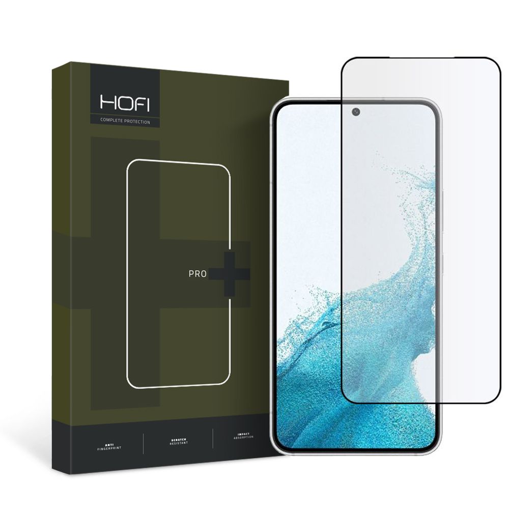 Apsauginis stiklas Hofi Glass Pro+ Galaxy S22 Juodas -- Galaxy S22