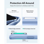 Dėklas ESR Classic Hybrid Kickstand MagSafe iPhone 17 Pro Max / 18 Pro Max, matinis šviesiai mėlynas -- iPhone 17 Pro...