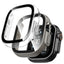 Dėklų rinkinys Tech-Protect Defense Apple Watch Ultra 1 / 2 / 3 / 4 (49 mm), 2 vnt., titano spalvos ir skaidrus -- Apple...