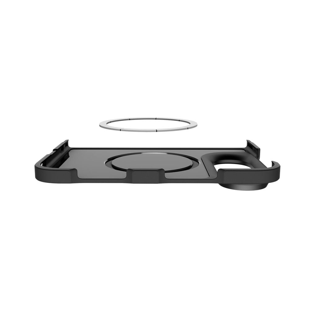 Dėklas Spigen Tough Armor Mag MagSafe iPhone Duo, juodas -- iPhone Duo
