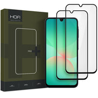 Hofi Glass Pro+ Tempered Glass for Samsung Galaxy A16 4G / 5G / A26 5G / A17 4G / 5G / A27 5G, 2 pcs - Black