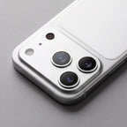Kameros apsauginis stiklas Tech-Protect Camfull Fit+ iPhone 18 Pro Max, sidabrinis -- iPhone 18 Pro Max